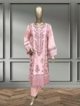 Quzey Dhanak Dress - Pink