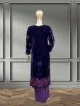 Quzey Velvet Dress – Purple