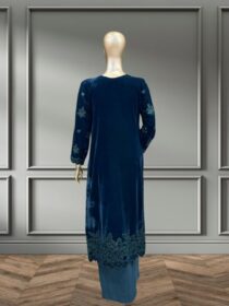 Quzey Velvet Dress - Zink