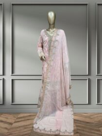 Quzey Luxury Chiffon - Baby Pink