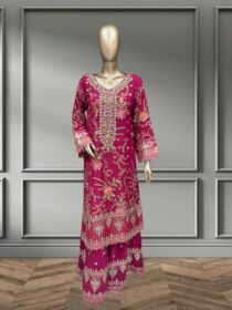 Quzey Luxury Chiffon - Ruby Red