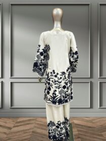 Quzey Embroidered Dress - Skin