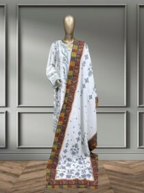 Quzey Dhanak Dress - White