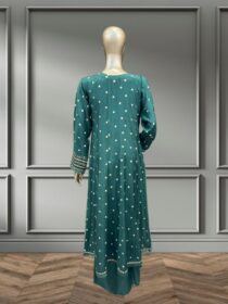 Quzey Silk Dress - Green