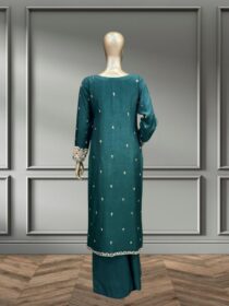 Quzey Chiffon - Forest Green