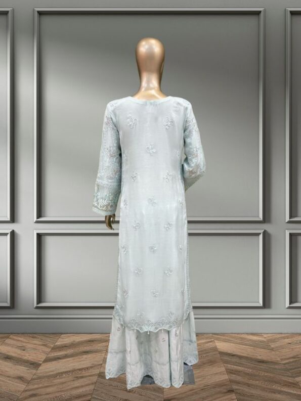 Quzey Chiffon - Ice Blue