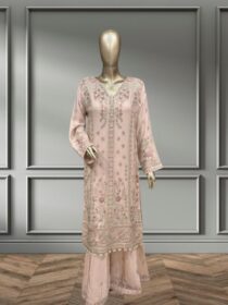 Quzey Chiffon - Baby Pink