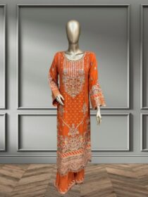 Quzey Chiffon - Orange