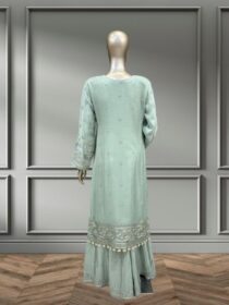 Quzey Chiffon - Pista Green