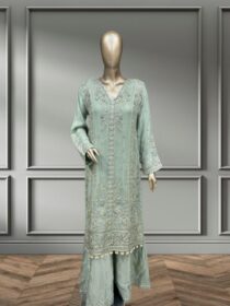 Quzey Chiffon - Pista Green