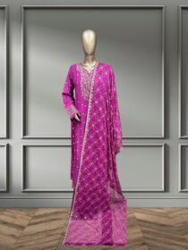 Quzey Silk Dress - Pink