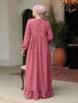 Quzey Schiffli Dress – Rose Pink