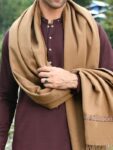 Junaid Jamshed Shawl – Light Brown