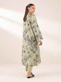 Sapphire - Light Green Printed Lawn Shirt