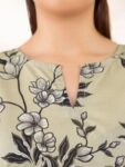 Sapphire – Light Green Printed Lawn Shirt
