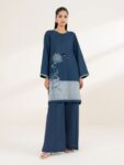 Sapphire – Blue Printed Lawn Shirt