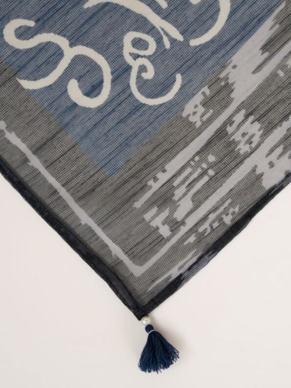Sapphire - Blue Printed Lawn Shirt