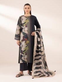 Sapphire - Black Printed Lawn Shirt