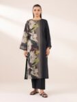 Sapphire – Black Printed Lawn Shirt