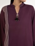 Sapphire – Maroon Printed Lawn Shirt
