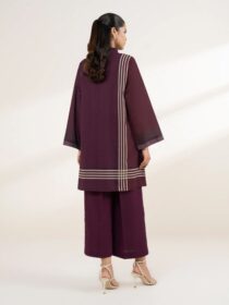 Sapphire - Maroon Printed Lawn Shirt