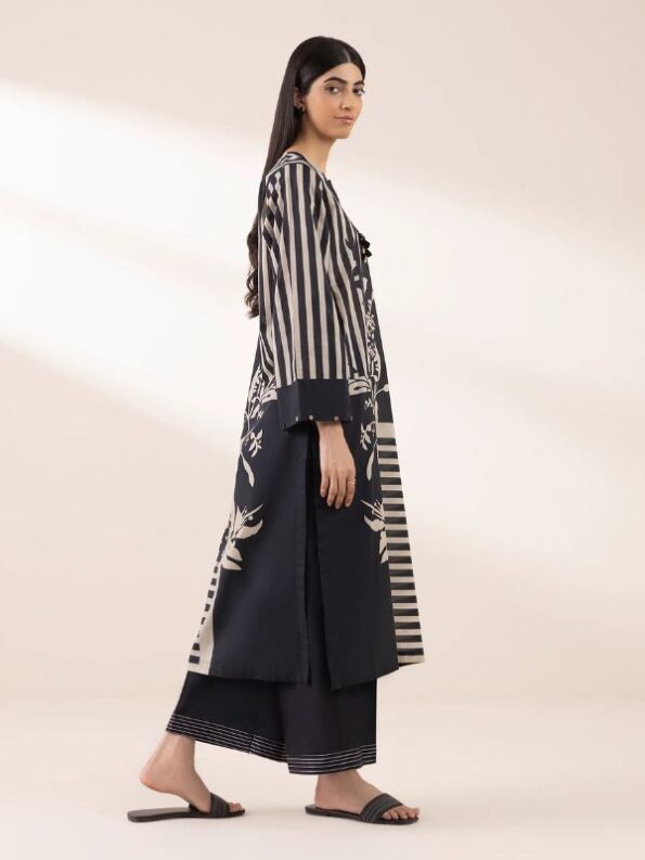 Sapphire - Obsidian Printed Lawn Shirt