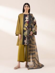 Sapphire - Mustard Printed Lawn Shirt
