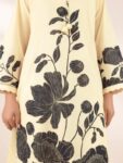 Sapphire – Off-White Printed Lawn Shirt