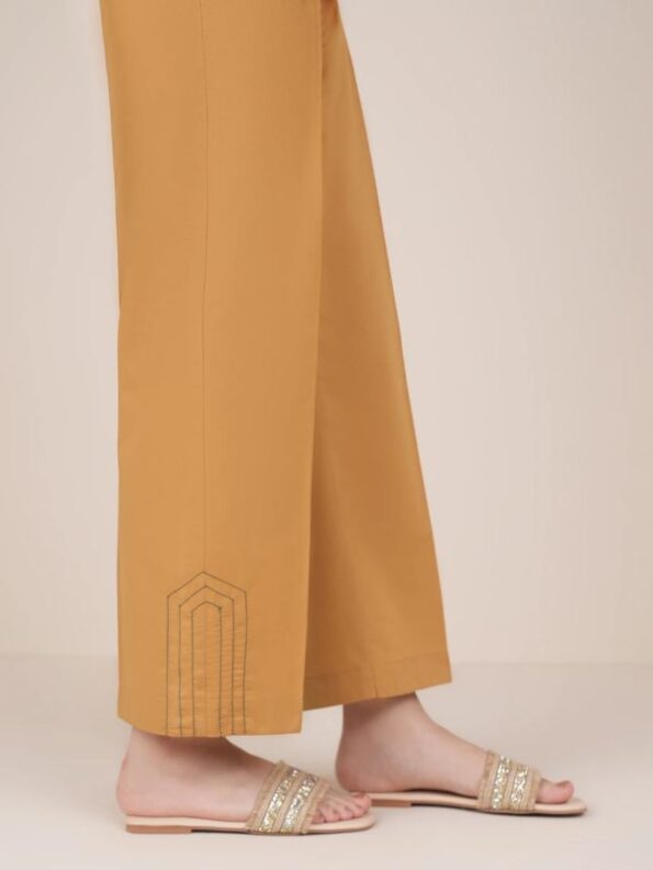 Sapphire - Mustard Embroidered Lawn Shirt