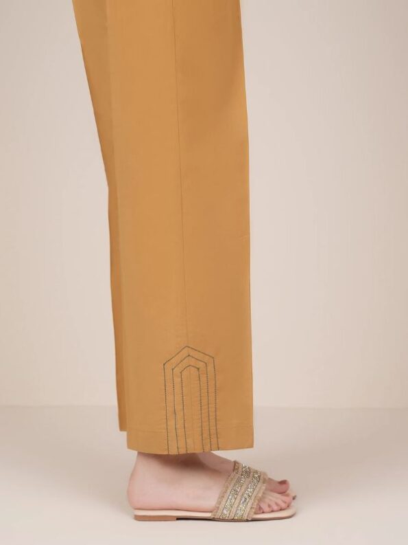 Sapphire - Mustard Embroidered Lawn Shirt