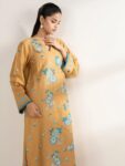 Sapphire – Mustard Embroidered Lawn Shirt