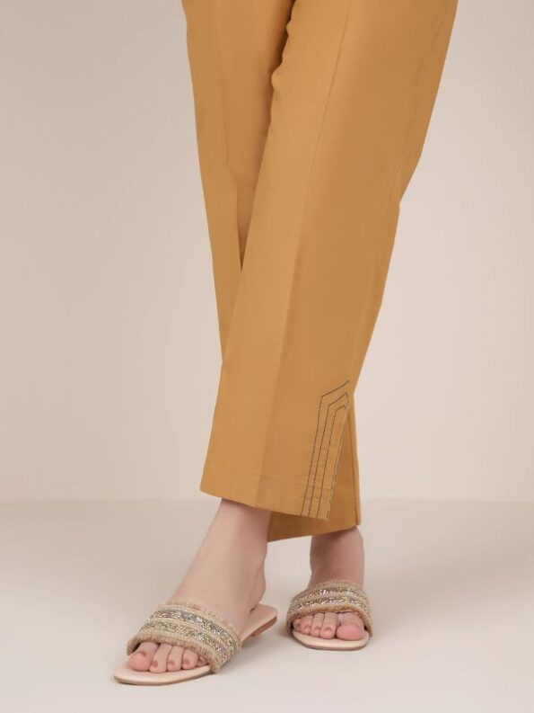 Sapphire - Mustard Embroidered Lawn Shirt