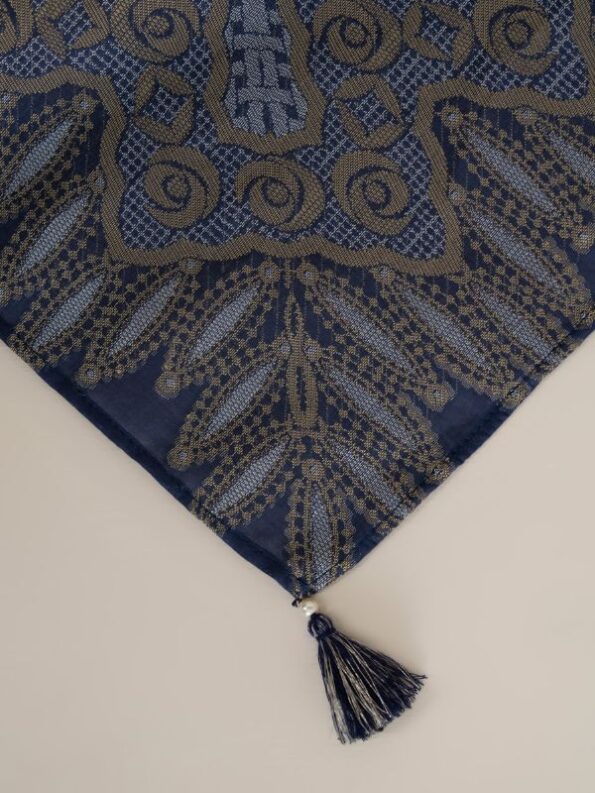 Sapphire - Blue Embroidered Lawn Shirt