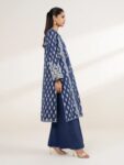 Sapphire – Blue Embroidered Lawn Shirt
