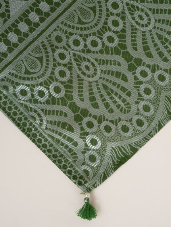 Sapphire - Green Embroidered Lawn Shirt