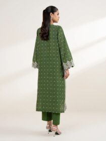 Sapphire - Green Embroidered Lawn Shirt