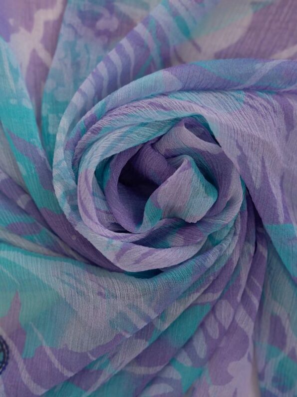 Sapphire - Purple Embroidered Lawn Shirt