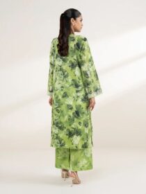 Sapphire - Light Green Embroidered Lawn Shirt