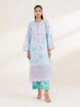 Sapphire – Purple Embroidered Lawn Shirt