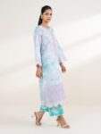 Sapphire – Purple Embroidered Lawn Shirt