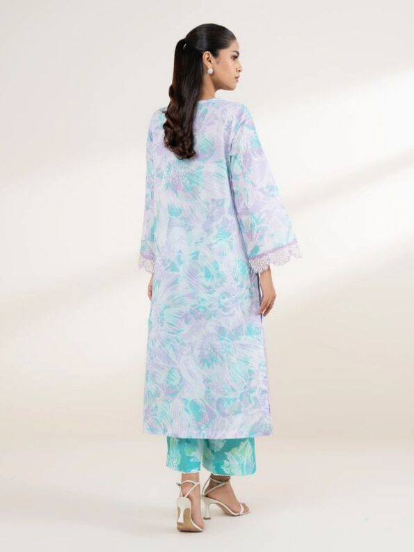 Sapphire - Purple Embroidered Lawn Shirt