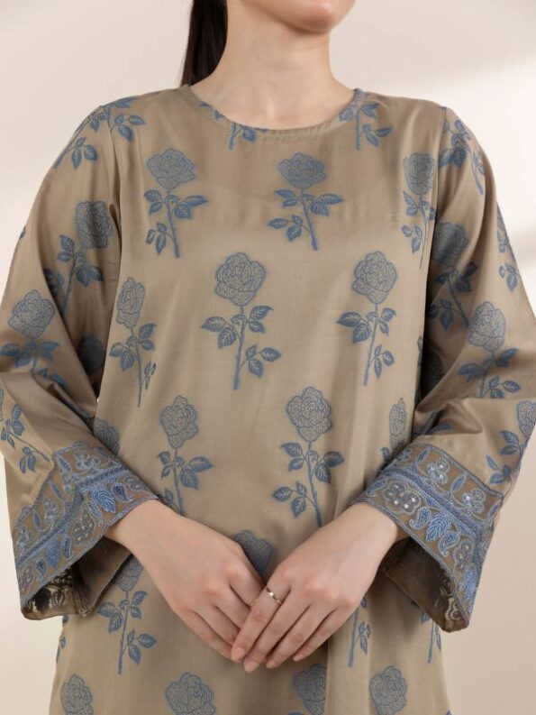 Sapphire - Beige Jacquard Shirt