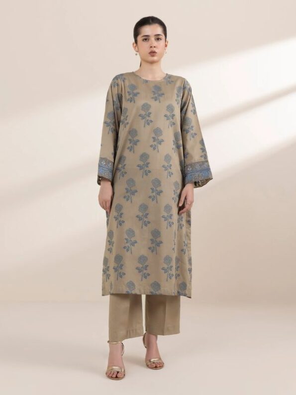 Sapphire - Beige Jacquard Shirt