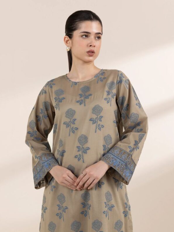 Sapphire - Beige Jacquard Shirt