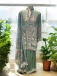 Quzey Chiffon Dress - Green