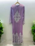 Quzey Chiffon Dress – Mauve