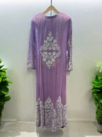 Quzey Chiffon Dress - Mauve