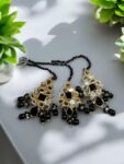 Quzey Obsidian Kundan Necklace Set